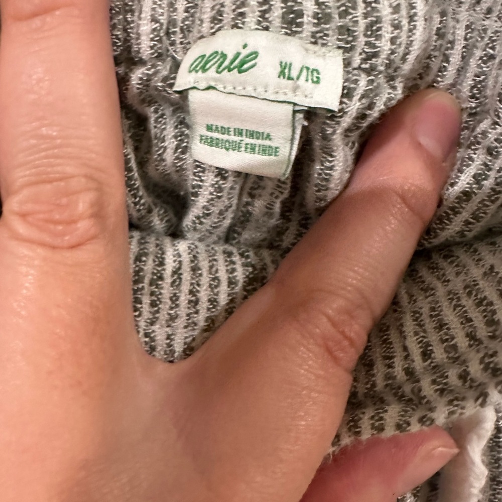 Aerie fringe drawstring pants - Picture 3 of 4